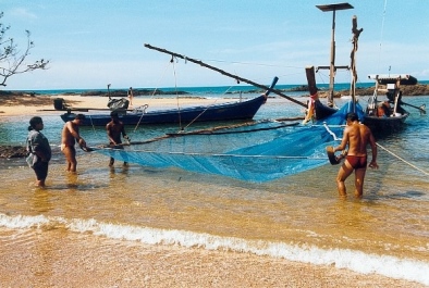 Fischerboot Südthailand